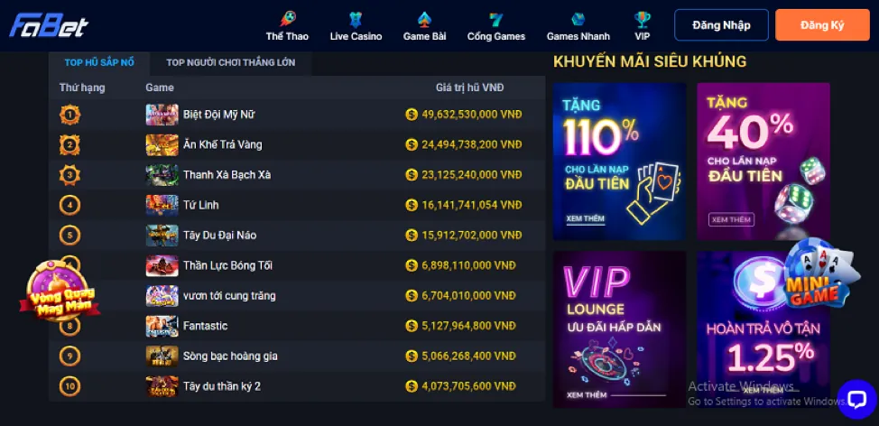 Màn hình truy cập trang chủ ibet88